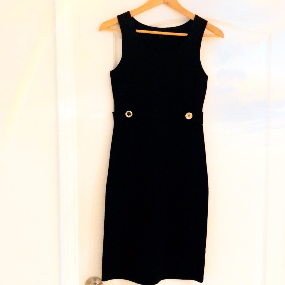 SALE❗️Banana Republic Black wool sleeveless dress